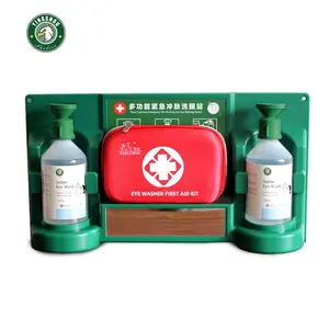 Portable Eyewash Station Normal Saline With Medical Kit 500ml For Emergency Eye And Face Wash