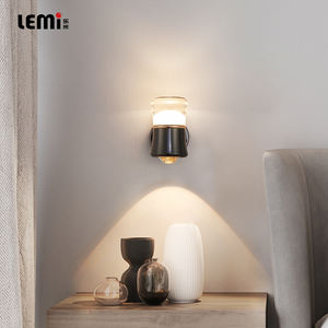 Moderna lampada <span class=keywords><strong>da</strong></span> comodino per camera <span class=keywords><strong>da</strong></span> letto a Led protettiva per occhi moderni semplici scale <span class=keywords><strong>ingresso</strong></span> <span class=keywords><strong>ingresso</strong></span> soggiorno lampada <span class=keywords><strong>da</strong></span> <span class=keywords><strong>parete</strong></span> sfondo - Product Image 2
