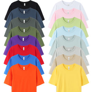 قطعة واحدة شعار مخصص تي شيرت ممتاز قطن قياسي الولايات المتحدة الأمريكية حجم كبير الحجم من اللون الداكن مخصص شعار مطبوع تيشيرتات رجالية - Product Image 1