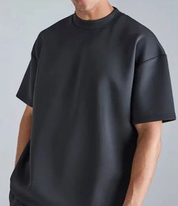 T-Shirt Oversize Personalizzata con Stampa Digitale, Traspirante, ad Asciugatura Rapida, 240gsm, 100% <span class=keywords><strong>Cotone</strong></span> Mercerizzato, per Uomo, Palestra, Pesante - Product Image 2