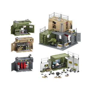 Set di accessori per attrezzature militari con Logo personalizzato WW2 esercito giocattolo di guerra Mini soldati figura contenitore modello <span class=keywords><strong>casa</strong></span> blocco ragazzo - Product Image 1