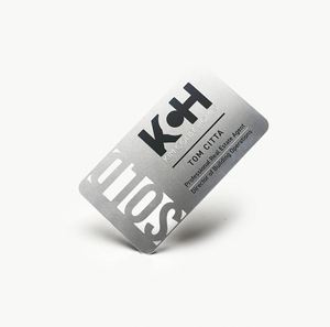 Carte de visite numérique en métal titane NFC pas chère - Product Image 3