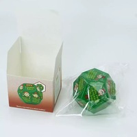 Dés de Noël personnalisés surdimensionnés 3 pouces D12 à 12 faces pour échange de cadeaux de Noël, jeu de fête familial et entre amis, vente en gros usine
