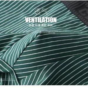 Sous-vêtements rayés sans couture pour hommes mi-taille haute élastique Boxer slips confortable respirant Boxer Shorts pour jeunes - Product Image 2