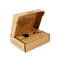 Boîtes d'emballage kraft pour vêtements, grande taille, légères, colorées, carton, vente en gros, 10 pièces