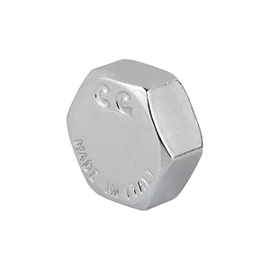 Raccordo femmina a cappuccio in ottone cromato 3/4 per impianti idraulici - Product Image 1