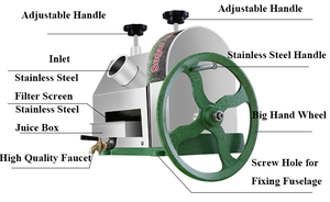 Mesin Pemeras Tebu Manual <span class=keywords><strong>Mini</strong></span> Kecil, Ekstraktor Jus Tebu, Dioperasikan dengan Tangan, Hemat Energi - Product Image 5