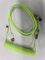 Câble de clavier USB Type-C DIY, câble de clavier mécanique enroulé