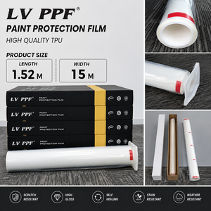 Pellicola Protettiva per Parabrezza Auto in TPU PPF da 6,5 Mil, Ecologica e Resistente agli Urti, a Doppio Strato, Installazione a Secco <span class=keywords><strong>Prima</strong></span> e Dopo PPF - Product Image 1