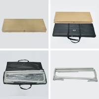 Pdyear – Nouvelle Murale d'Exposition Portable Personnalisée en Aluminium avec Toile Tendue Ignifuge pour Salons Professionnels et Événements
