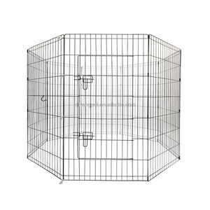 Corralito Portátil Transparente para Perros, Panel de Alambre Metálico Resistente para Exteriores, para Perros Grandes, Clásico, Metálico, Ecológico, con Botones - Product Image 5