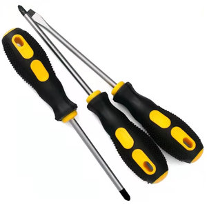 ไขควงแม่เหล็กแบบมืออาชีพ 5*75 มม. ด้ามจับแบบกันกระแทก สำหรับงานอุตสาหกรรม/DIY ชุบโครเมียม ปรับแต่งได้ตามต้องการ OEM - Product Image 2