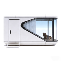 Maison conteneur préfabriquée moderne, écologique, étanche, durable et économique de 20 pieds, 1 chambre, pour location à Guam, Hawaï, ou comme restaurant.