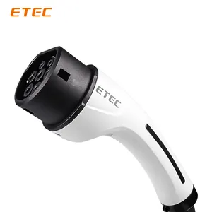 ETEC EV chargeur de Type 2 22kw 32a EV Station de charge de voiture électrique AC avec câble de 5m