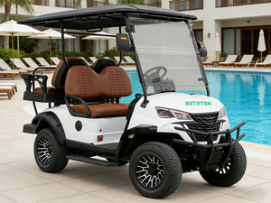 Carrito de Golf Eléctrico Compacto de 4 Plazas, Vehículo de Golf para Resort, Lago o Ocio, Certificado por la CE para Carreteras No Públicas - Product Image 1