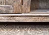 Ensemble de meubles de salon en bois massif de luxe personnalisé, écologique, durable, minimaliste, moderne, armoire de rangement en bois