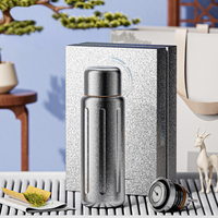 Vente en gros de gourde isotherme à double paroi en titane 100% écologique, sans BPA, anti-fuite, ultralégère, avec fermeture magnétique