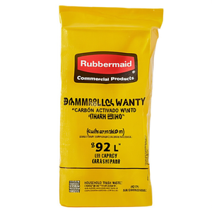 Sacchi per rifiuti in vinile Rubbermaid Commercial da 92 litri per il trasporto di rifiuti - Product Image 2