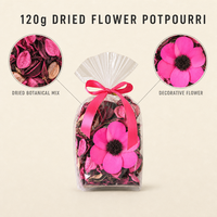 Sachet parfumé aux fleurs séchées de rose, désodorisant d'ambiance longue durée, pot-pourri décoratif en fleurs séchées