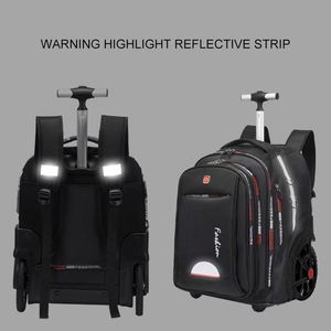 Muestra Gratuita, Mochila para Computadora Portátil con Ruedas, Diseño Negro de Moda, Impermeable, de Alta Calidad, al Por Mayor - Product Image 2