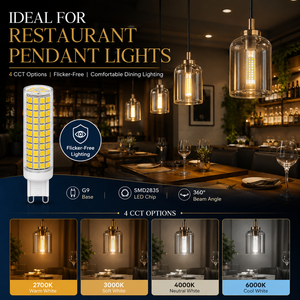 หลอดไฟ LED G9 7W รุ่น Corn Bulb 138LED 800-850LM Sanan 2835 PC Ceramics 3000K 6000K CRI 80 RoHS CE 15000H รับประกัน 2 ปี สำหรับสำนักงาน - Product Image 6