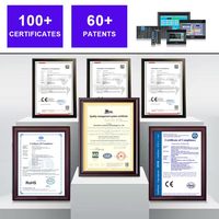 Controlador HMI/PLC Todo en Uno de 4.3 Pulgadas Fabricado en China con Puerto RS485/RS232/USB para Compresor de Aire