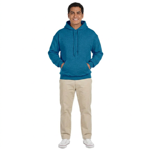 Sweat-shirt à capuche unisexe personnalisé pour homme, 2025, imprimé, demi-zip, haute qualité, 100% coton velours, coupe oversize, motif hiver, numérique - Product Image 1