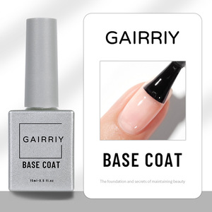 GAIRRIY 15ml Gel Polish Base Coat et Top Coat Set UV LED Soak Off Long Lasting Professional Nail Art Manicure Supplies - Product Image 2