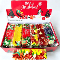 Vente en gros usine : Pâte à modeler Squishy en blocs, jouet anti-stress style beurre de Noël, croustillant, cadeaux promotionnels pour fêtes