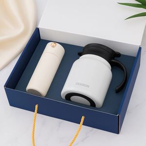 Coffret cadeau d'entreprise personnalisé avec tasse à thé isotherme et parapluie pour le marketing promotionnel, adapté aux acheteurs B2B - Product Image 2
