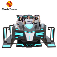 Máquina simuladora de juego Virtual, productos de Parque de Atracciones 9D de 360 grados, juego de disparo de realidad Virtual VR interactivo