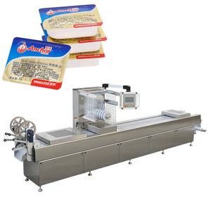 कठोर फिल्म संशोधित वातावरण स्वत: thermoforming वैक्यूम पैकेजिंग मशीन स्वत: वैक्यूम मांस खाद्य ट्रे मुहर - Product Image 1
