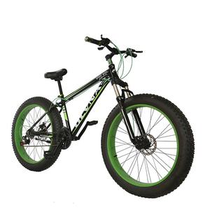 Nouveau vélo de montagne à roue épaisse de 26 pouces pour hommes femmes 21 vitesses plage neige boue vélo acier grande roue plage neige boue large pneu épais - Product Image 2