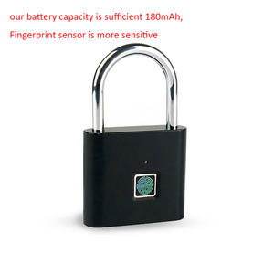 रिचार्जेबल स्मार्ट डिजिटल इलेक्ट्रॉनिक फिंगर प्रिंट स्मार्ट ताला यात्रा उच्च सुरक्षा पैड ताला - Product Image 2