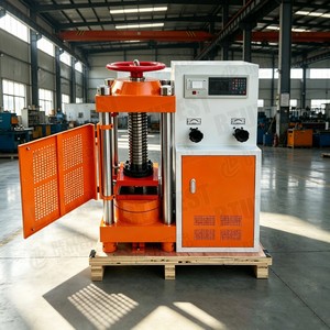 เครื่องทดสอบแรงอัดกึ่งอัตโนมัติความแม่นยำสูง 1000-3000kN มาตรฐาน CE EN ASTM สำหรับบล็อกคอนกรีต รับประกัน 1 ปี 220V - Product Image 1