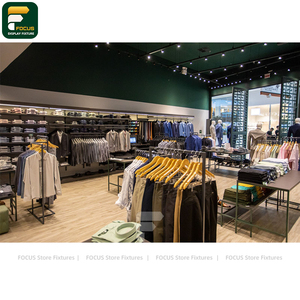 ชั้นวางเสื้อผ้าพร้อมโครงโลหะสำหรับร้านค้าปลีกเสื้อผ้า - Product Image 5