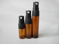Fond épais Vintage 3ml 5ml 10ml Mini rond carré clair bouteilles de parfum rechargeables 10ml échantillon de qualité décantations de parfum en verre