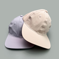 Nouvelle casquette de baseball ajustable en PVC à séchage rapide avec ouverture magnétique arrière pour queue de cheval, visière pare-soleil unie pour femme