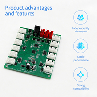 Placa de Control de Bloqueo RS485 de Silicona Antiinterferencias, Placa de Relés Aislada con Optoacoplador, 12, 16, 32 Canales, CC 12V 24V, Sistema de Cerradura Inteligente