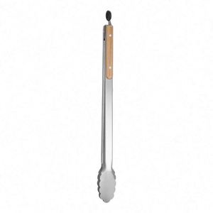 Stainless Steel Food Clip with Wooden Handle for Home Kitchen Baking Outdoor Barbecue Tool Sets Essential - Product Image 2