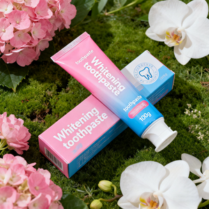 Dentifricio Niacinamide con etichetta privata orale personalizzata sbiancante rapido che schiarisce l'alito fresco rimuove l'effetto sbiancante della placca - Product Image 1