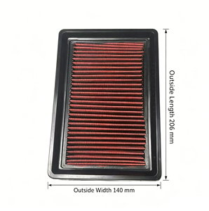 Filtro de Aire Deportivo Lavable de Alto Flujo OE 165003077R para <span class=keywords><strong>Renault</strong></span> Captur II <span class=keywords><strong>Clio</strong></span> V Kardian 1.0 1.3 TCe LPG <span class=keywords><strong>2022</strong></span>- - Product Image 2