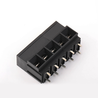 Bloc de bornes à vis haute intensité 135T-10.16mm 65A 1000V, connecteur de soudure PCB 2P 3P noir et vert