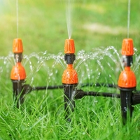 Druppelsproeier met vergrendelingsgesp voor kas, fruit, groente, zaailingen, landbouw, irrigatie voor dubbel gebruik