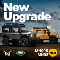 HOSHI MN-98 Camion Télécommandé Tout-Terrain 4x4 1/12 2.4 GHz, Modèle à l'Échelle Complète Land Rover Defender D90, Jouet de Voiture d'Escalade