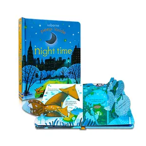 カスタムリフトフラップブックシリーズ児童書教育ハードカバーボードストーリーブック印刷