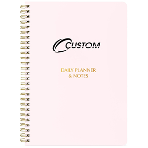 Custom Bulk <b>A5</b> Hardcover <b>Spiral</b> Daily <b>Notebook</b> Thick Durable Good-quality Paper 100 Sheets Multiple Colored Personalized Planner - Product Image 1