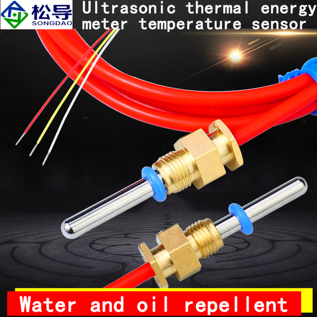 PT1000/PT500 Heat Meter Temperature Sensor Paired with NTC Thermistor Heat Meter Temperature Probe