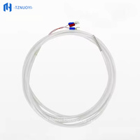 Sonde de température PT100 RTD étanche avec câble en téflon PTFE, borne à fourche, personnalisable OEM/ODM, indice de protection IP68 pour usage industriel