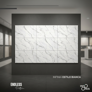 Engineered Quartz Stone Look Porcelain Tiles 600x1200mm Marble Surface Ceramic for Modern Floor Designs - Product Image 2